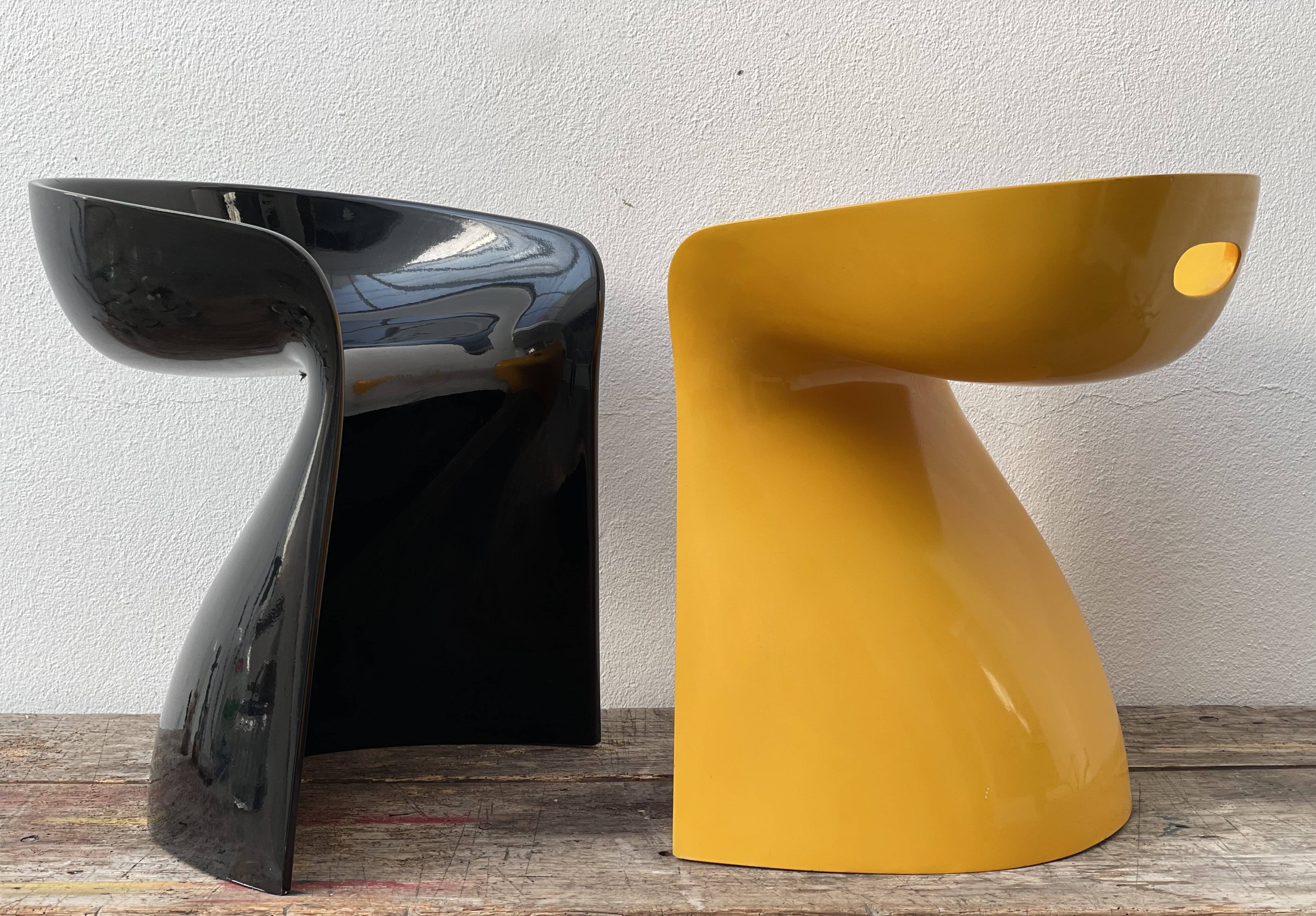 Paire de chaises « Bowl-chairs » design