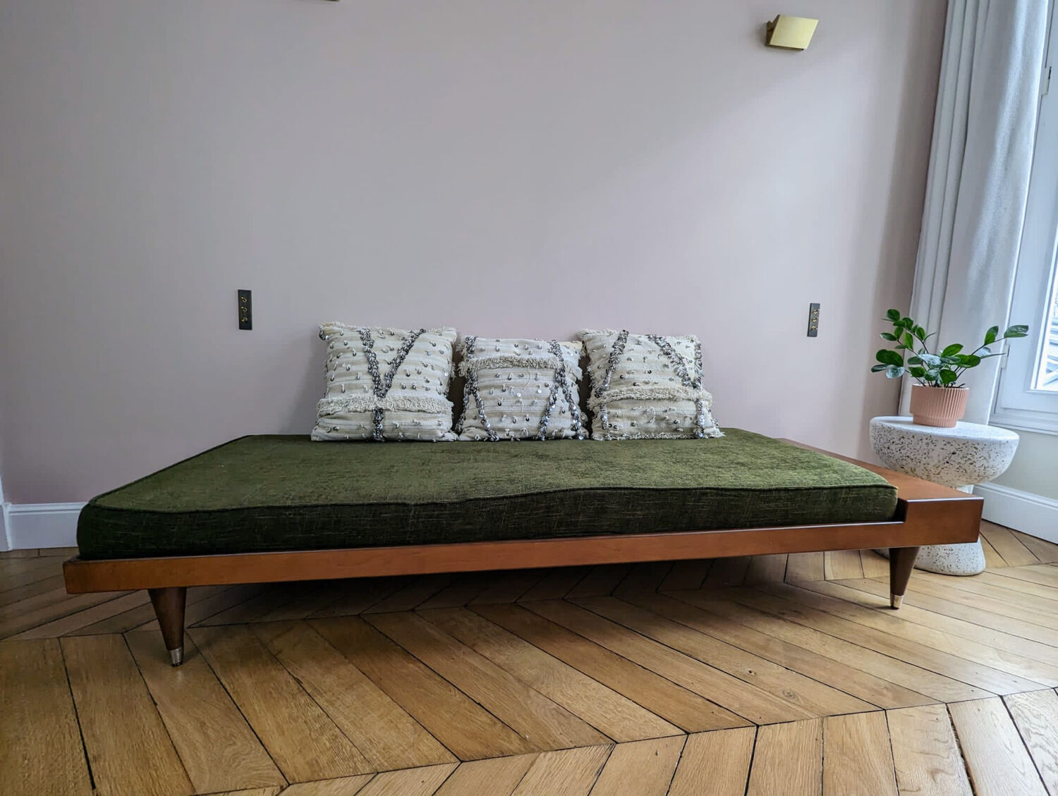 Daybed bottle green bench Kann Design