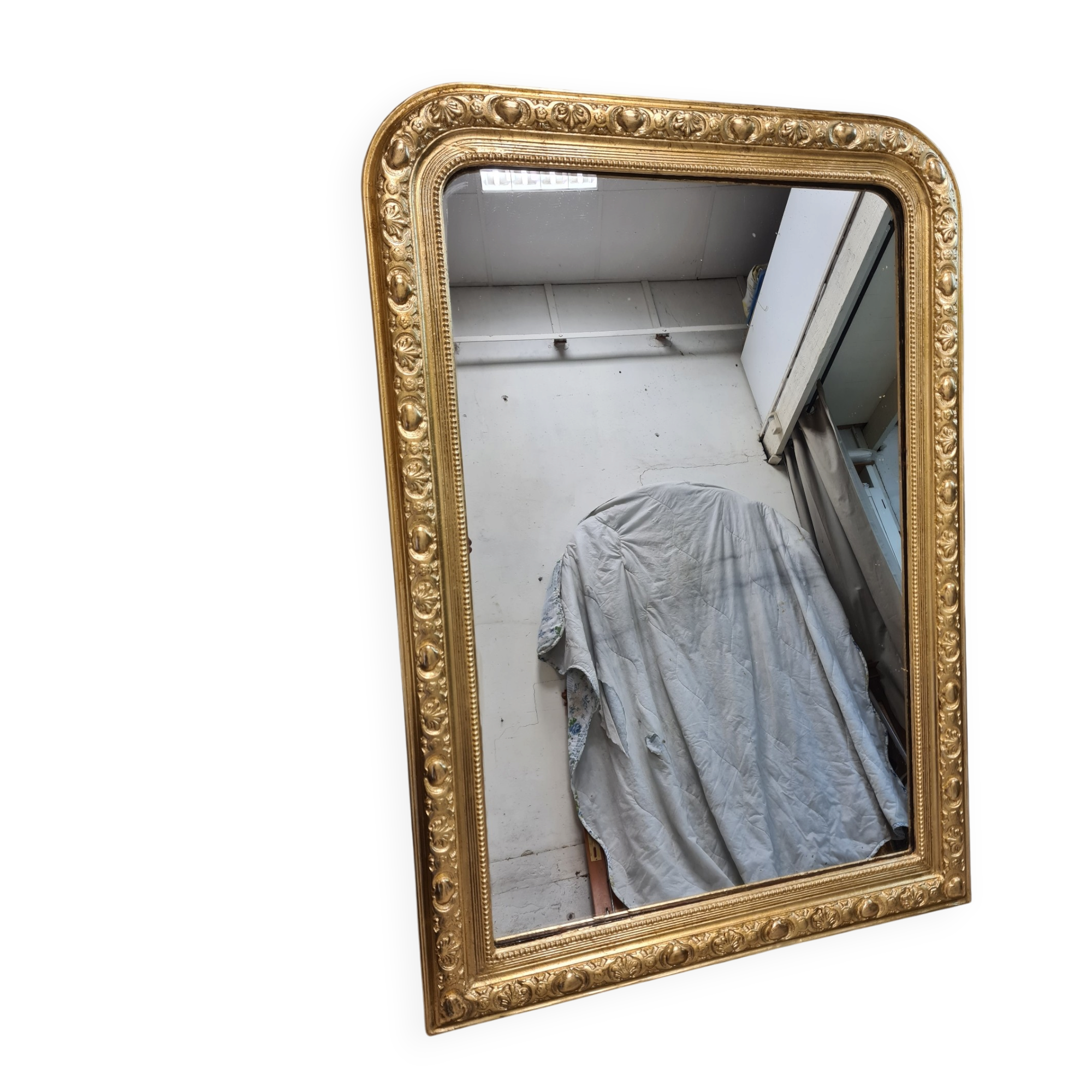 Antique gilded mirror in Louis Philippe style