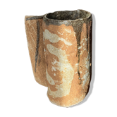 sandstone vase by Claude Gaget, sandstone from La Borne, 1970s