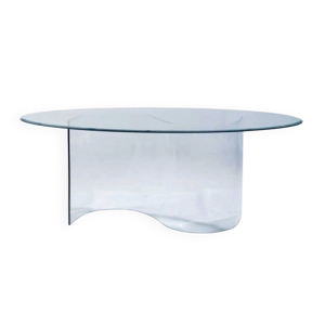 Grande table en verre - pied