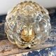 Wall lamp in gilded bubble glass