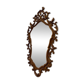 Miroir mural vintage style baroque / rococo avec cadre en bois