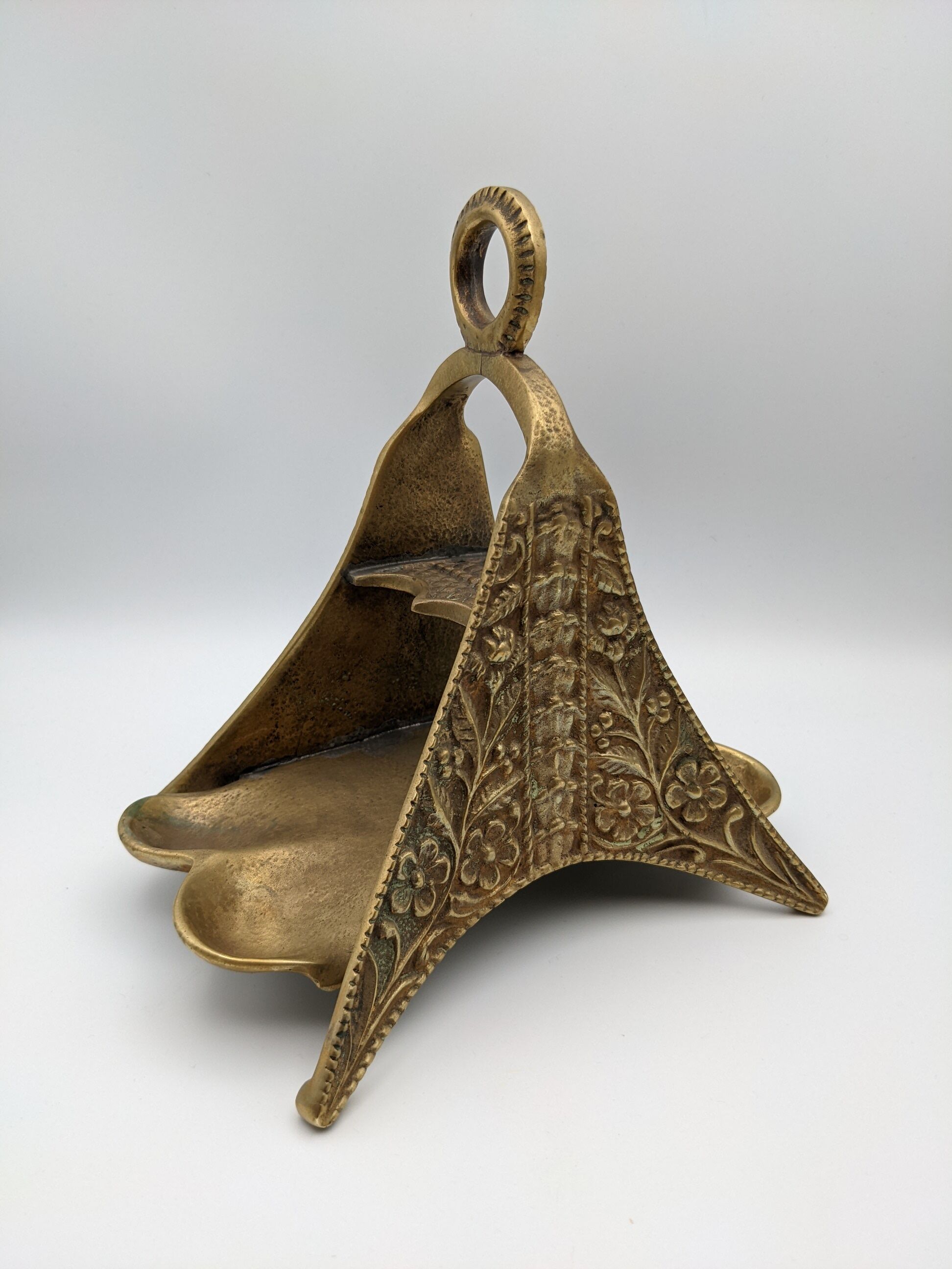 Max Le Verrier bronze pipe holder holder