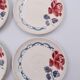 6 cups and under coffee cups Digoin Sarreguemines décor Cannes