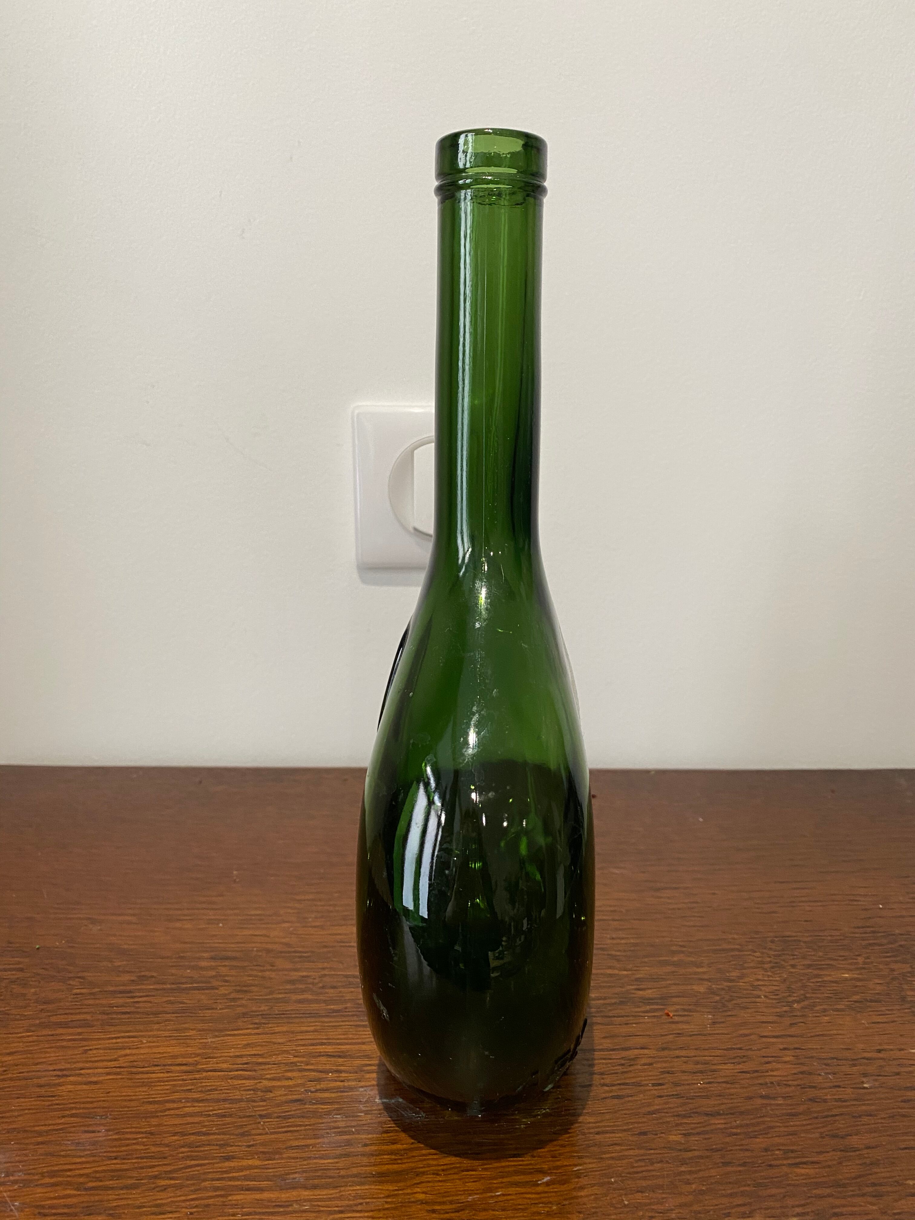 Carafe glass - olive green