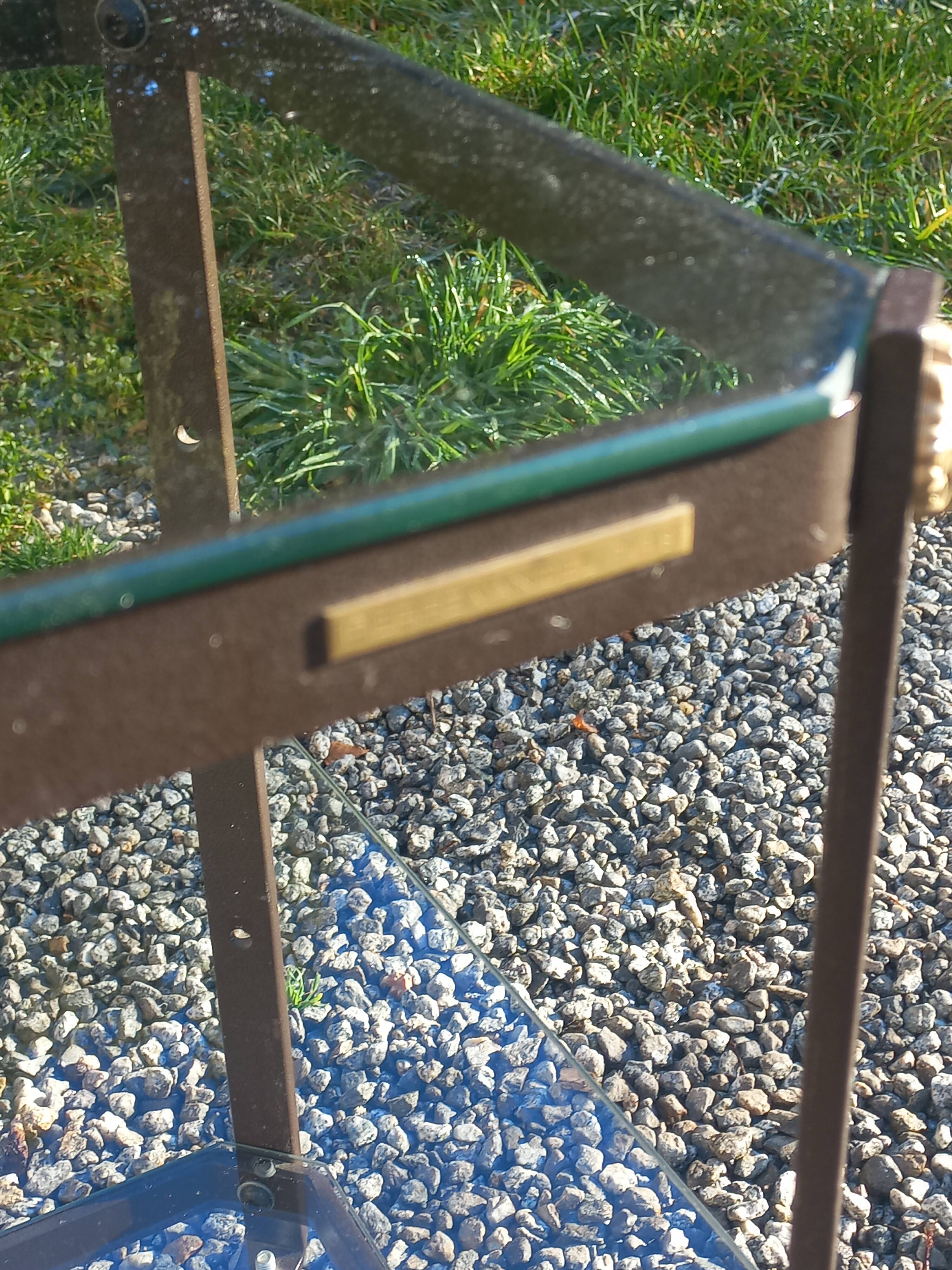 Rolling dessert trolley designed by Pierre Vandel