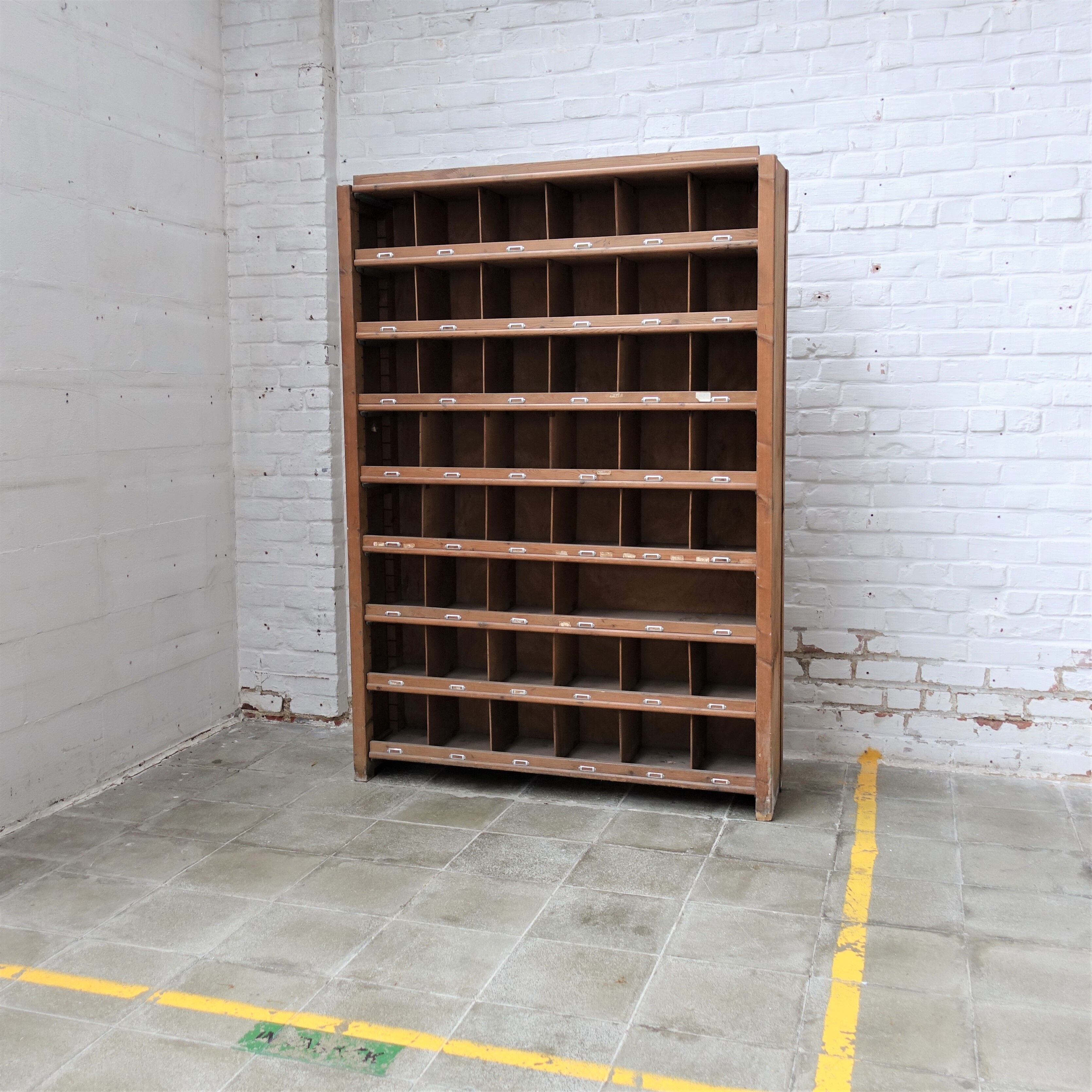Vintage industrial workshop cabinet