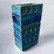 Rimini blue ceramic vase by Aldo Londi for Bitossi, Italy, circa 1960