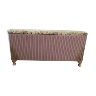 Lloyd loom (lusty) ottoman bedding box