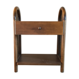 Bedside wood and caning 1970