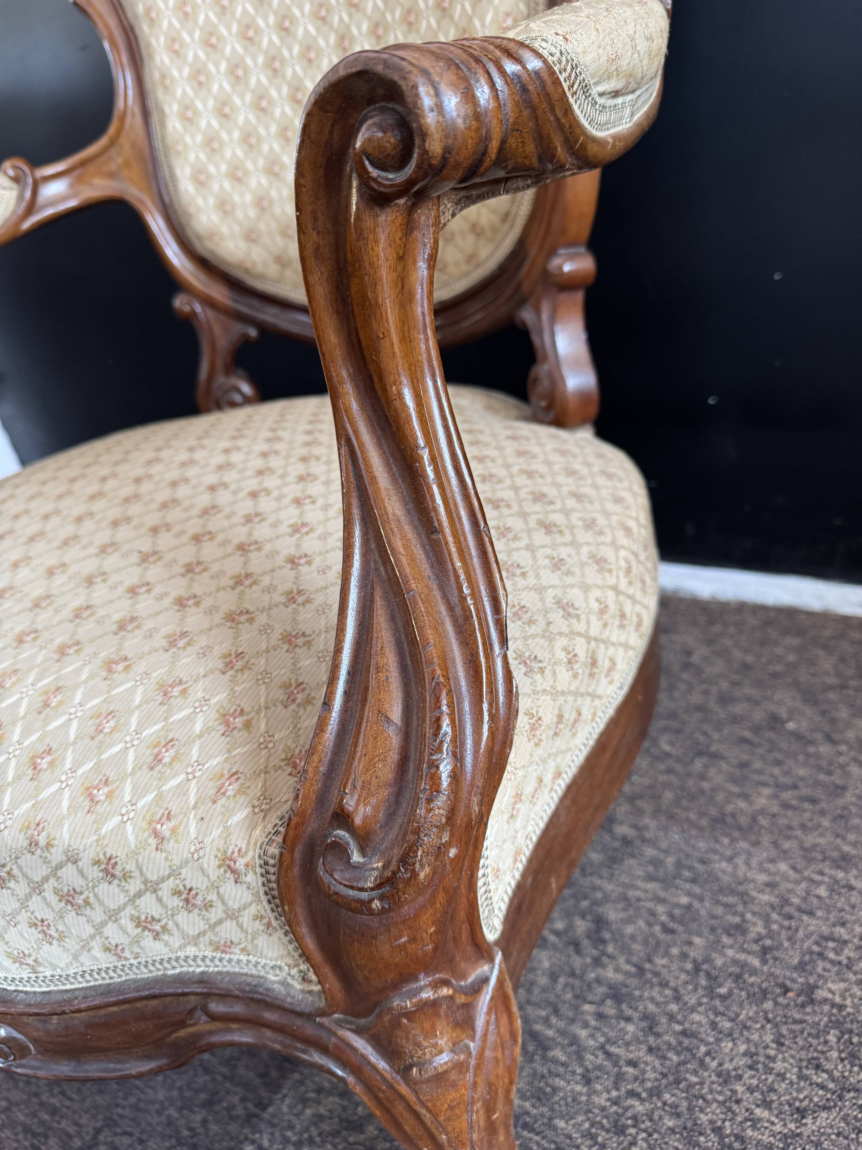 Fauteuil cabriolet – Fin XVIIIe / Début XIXe ?