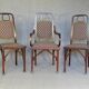 2 chaises et 1 fauteuil Secession Viennoise, 1910-1914