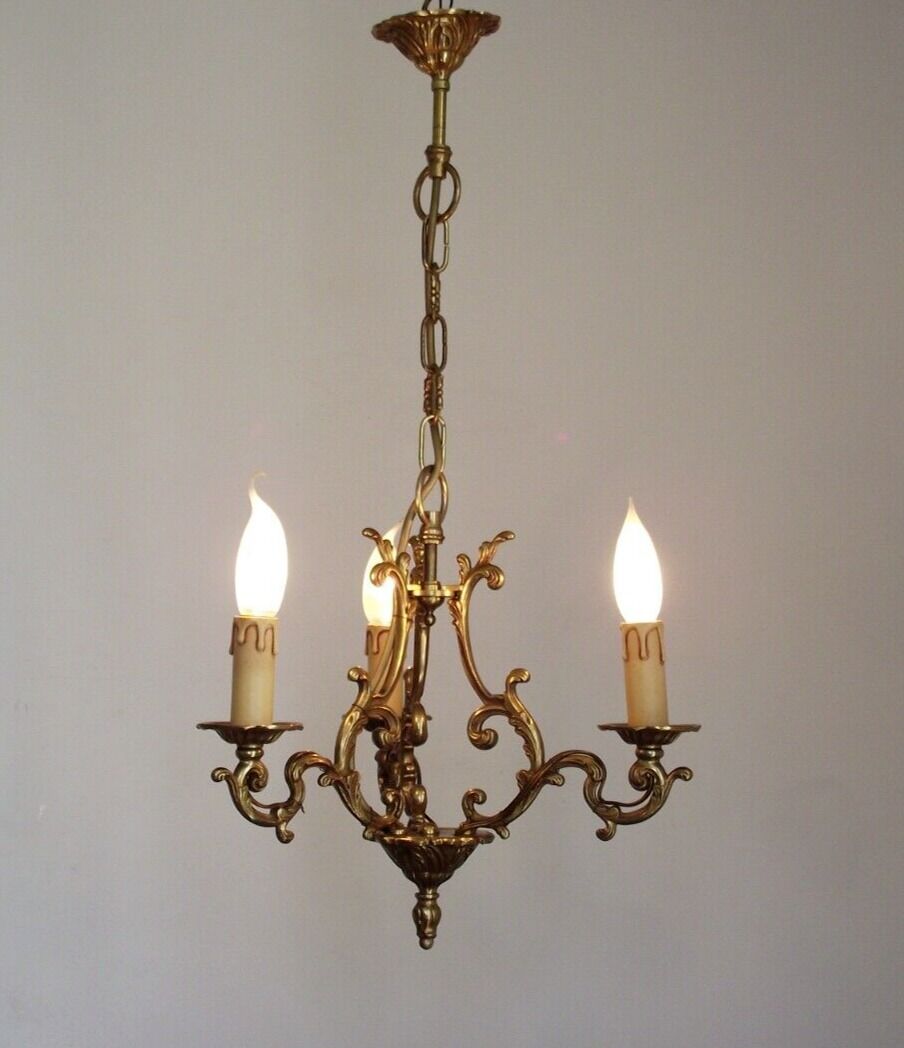 Bronze chandelier