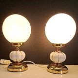 Paire de lampes de chevet