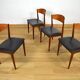 4 Danish chairs in teak JYDSK Mobelindustri 1960