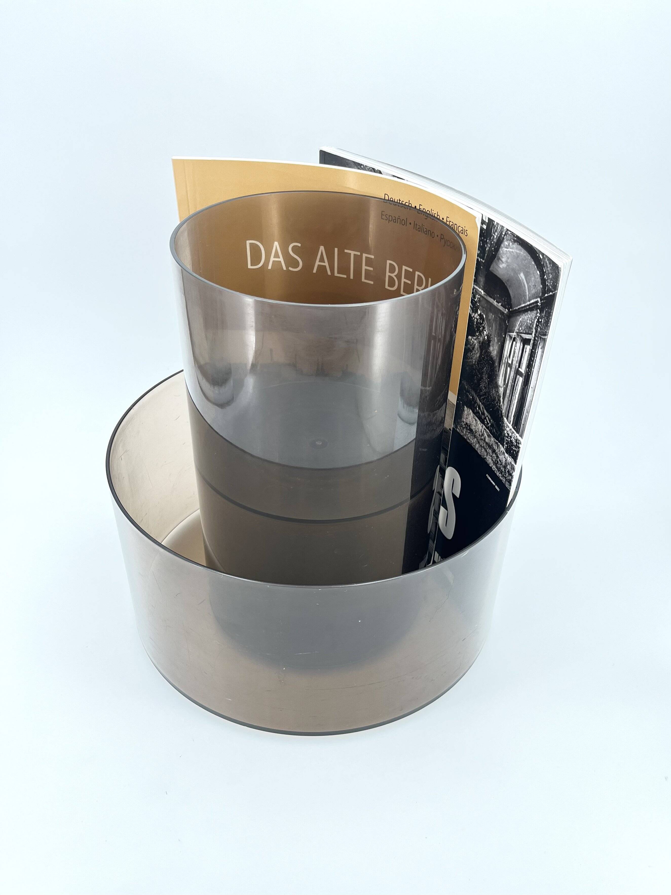 Vintage Swivel Magazine Rack by OPI Milano, Cini & Nils 1969, Italy