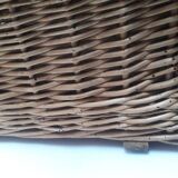 Wicker trunk L75xH53xD48 vintage