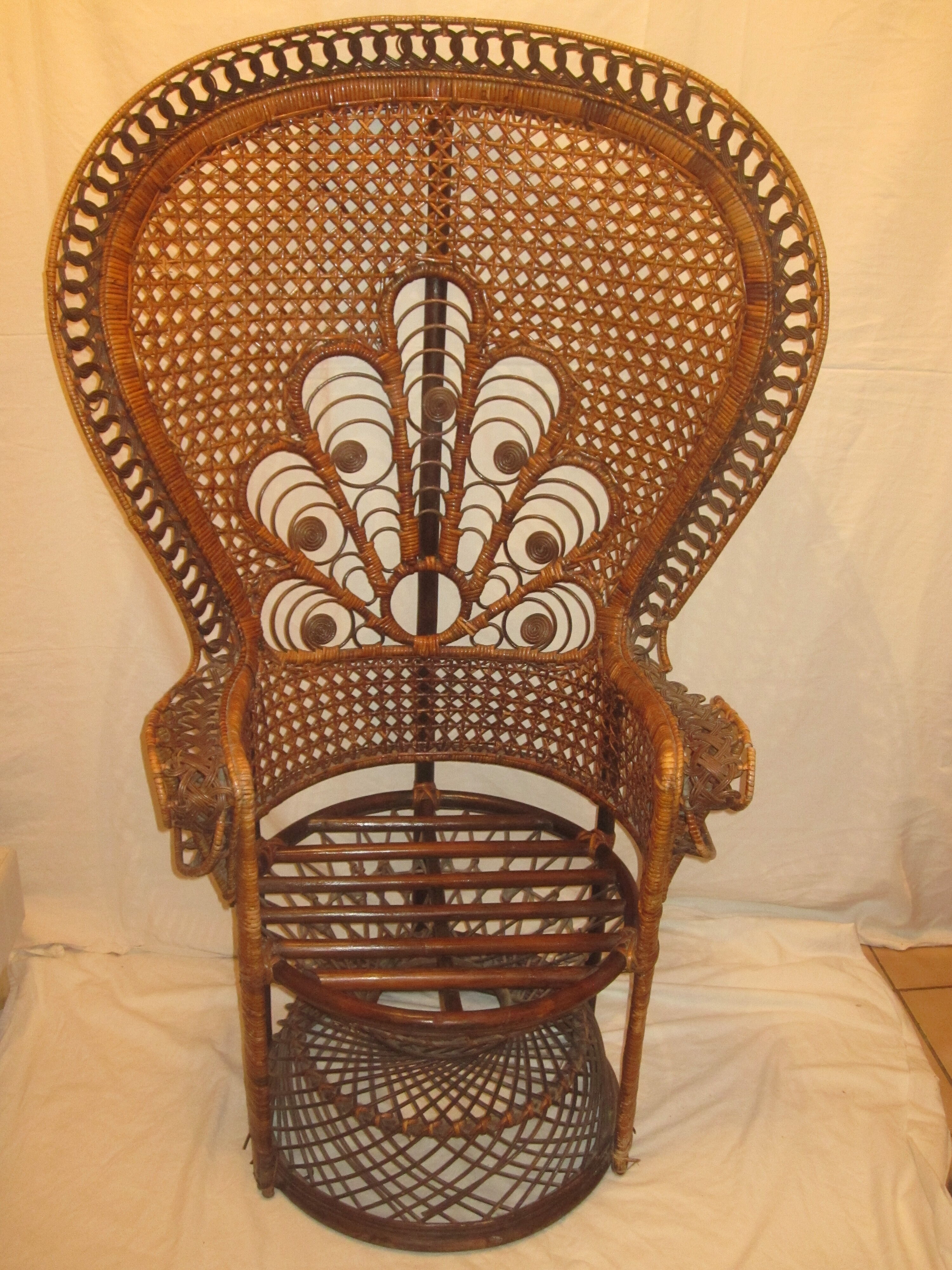 Emmanuelle rattan armchair