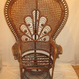 Emmanuelle rattan armchair