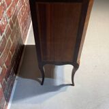 Louis XVI style chest of drawers with pink marble top
