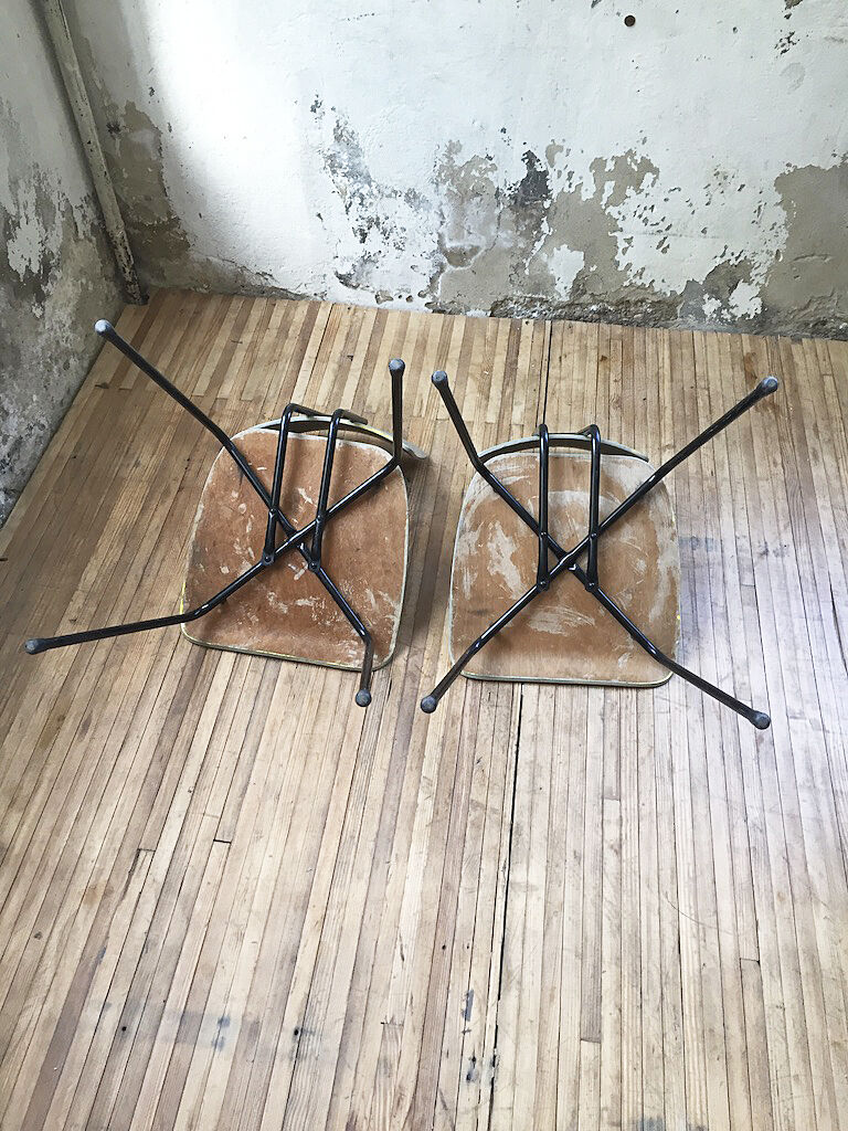 Pair of chairs by Willy Van Der Meeren