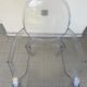 Lot 2 crystal armchairs Louis Ghost Kartell - Philippe Starck