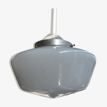 Opaline hanging lamp 1950