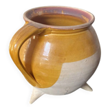 Cruche provençale en terre cuite vernissée, XXème siècle