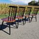 Set of 4 vintage fanett tapiovaara chairs