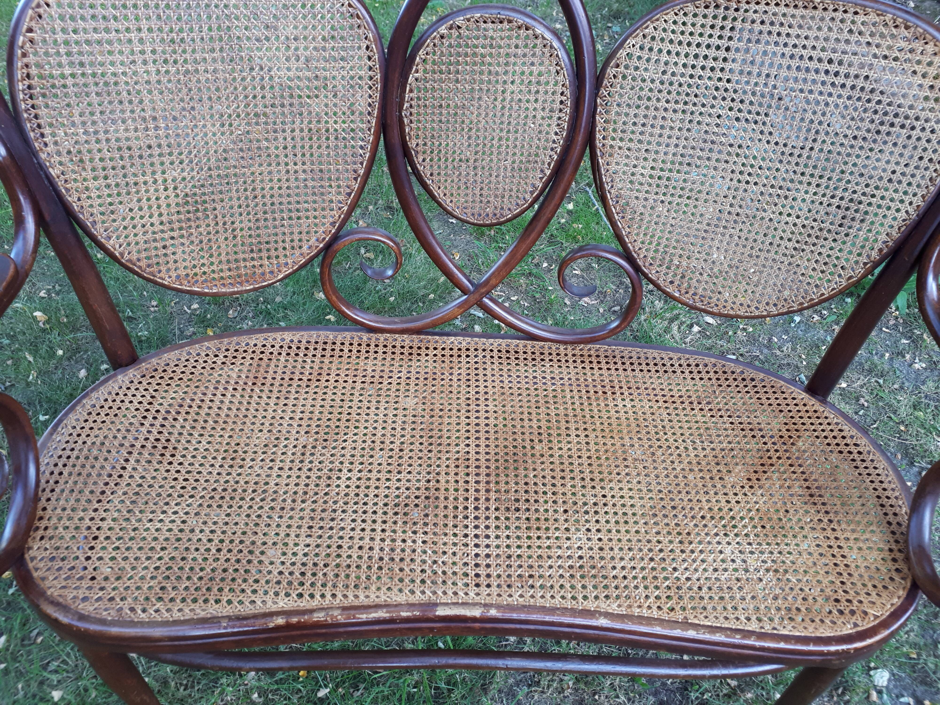 Cane bench