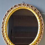 Antique stucco mirror
