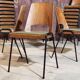 Lot of 19 chairs Baumann Manhattan skai green