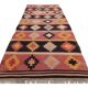 Vintage Turkish hallway rug 128x285 cm