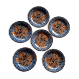 6 assiettes à dessert Gien