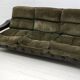 Luciano Frigerio Mid-Century Modern Italian Wood and Suede Sofa "Ussaro",70