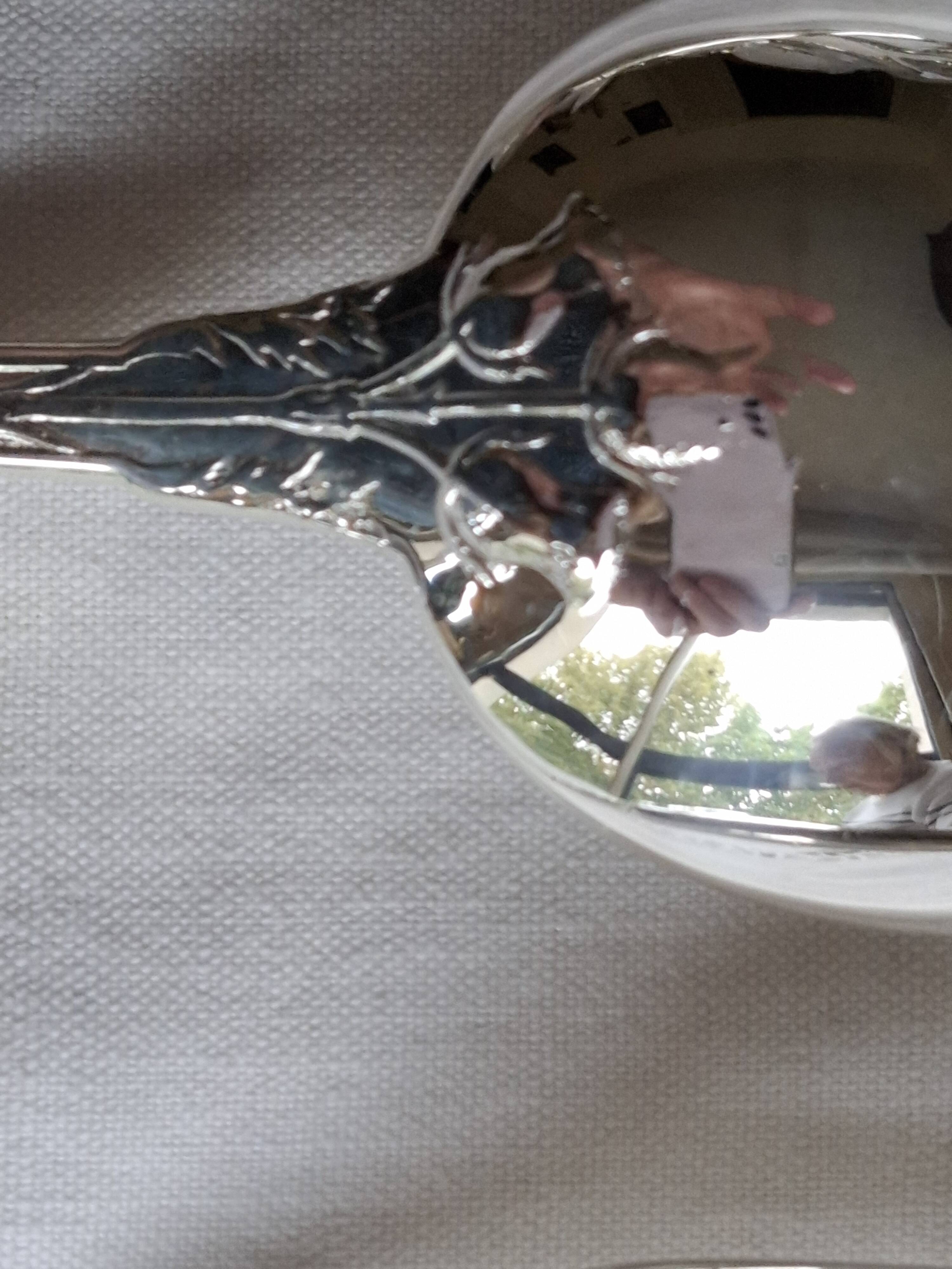 12 Art Nouveau silver-plated cutlery sets with thistle motifs