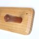 Pine wood wall coat rack, 70s