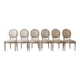 Classic white wooden dining chair