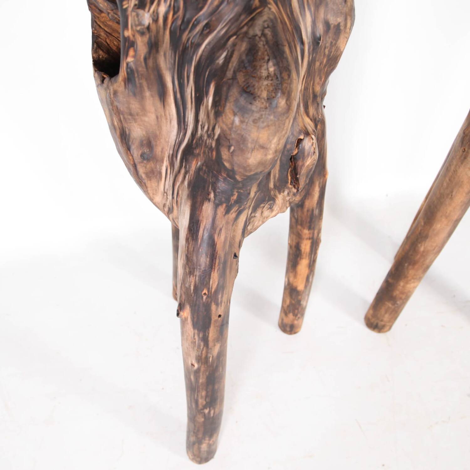 Pair of wooden side tables