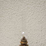 Ancienne lampe à pétrole xl en laiton