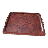 Plateau de service avec anses vintage
