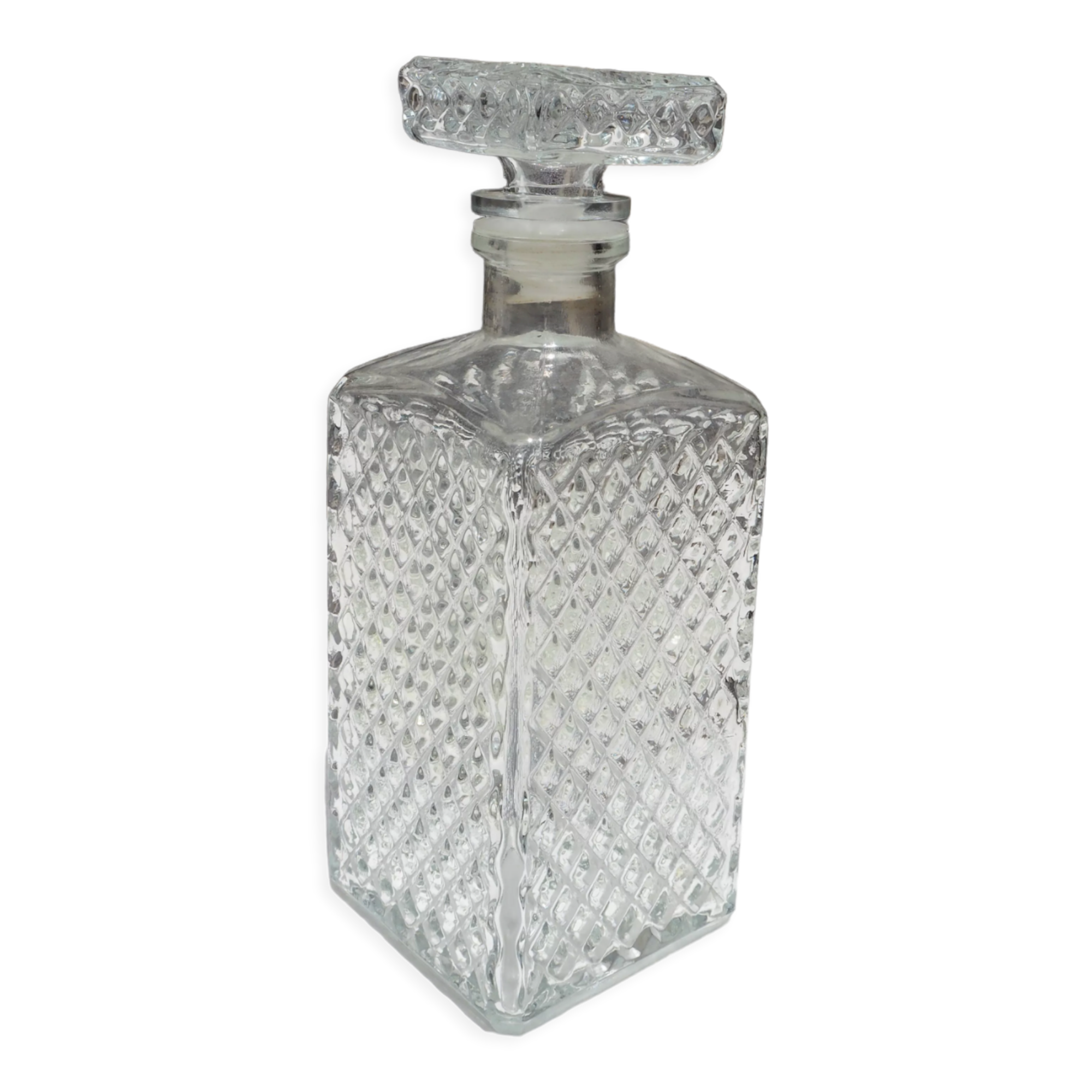 Glass whisky decanter