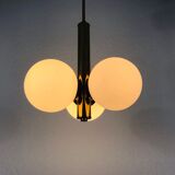 Brass pendant lamp by Kaiser, Germany, 60s