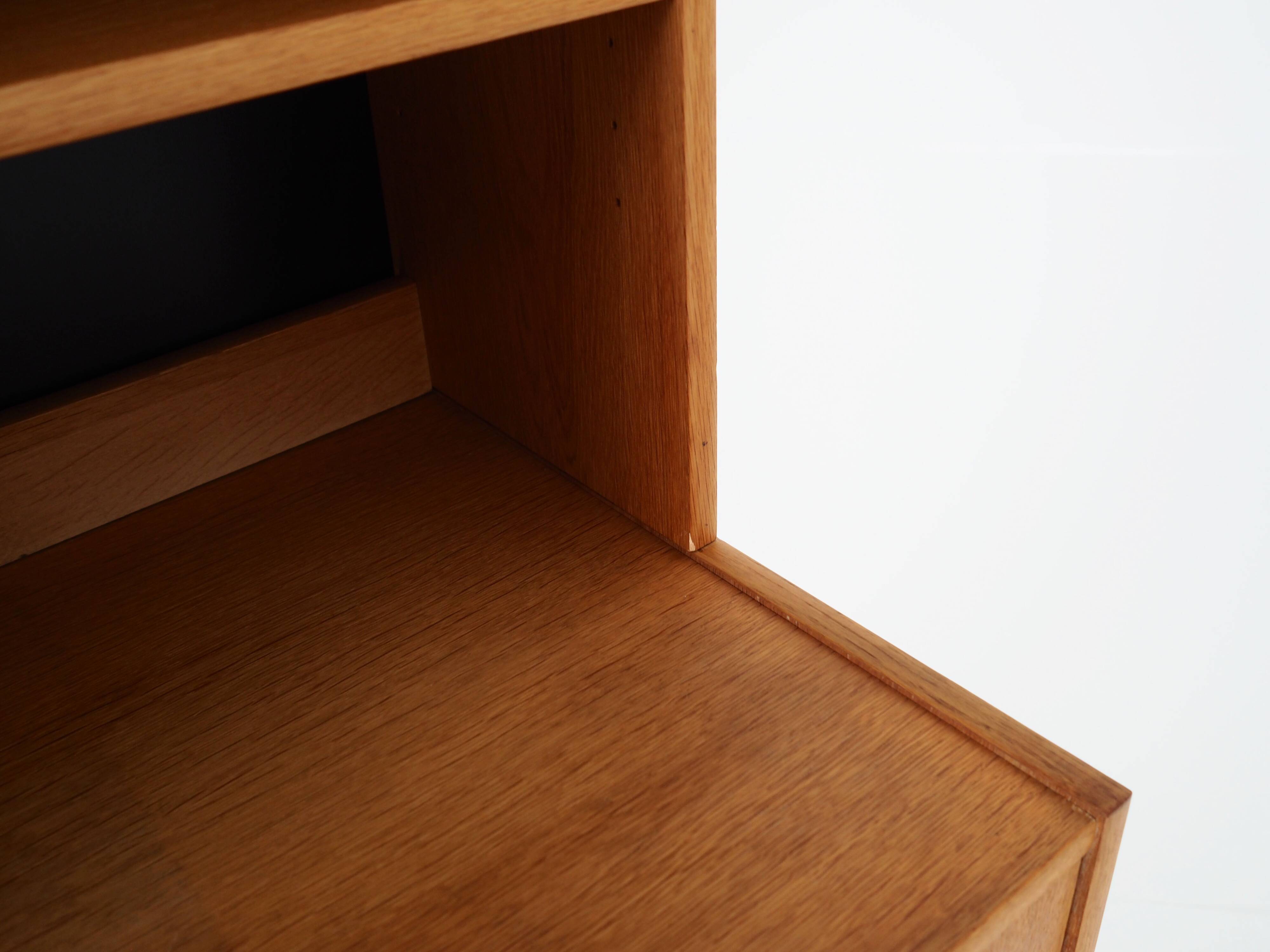 Bookcase with ash veneer, design by B.Fridhagen, 1970s