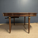 Louis XVI style mahogany veneer table