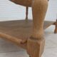 1970s, Scandinavian side table with drawers, solid oak wood, rattan.