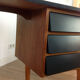 Black and wood office, 60s