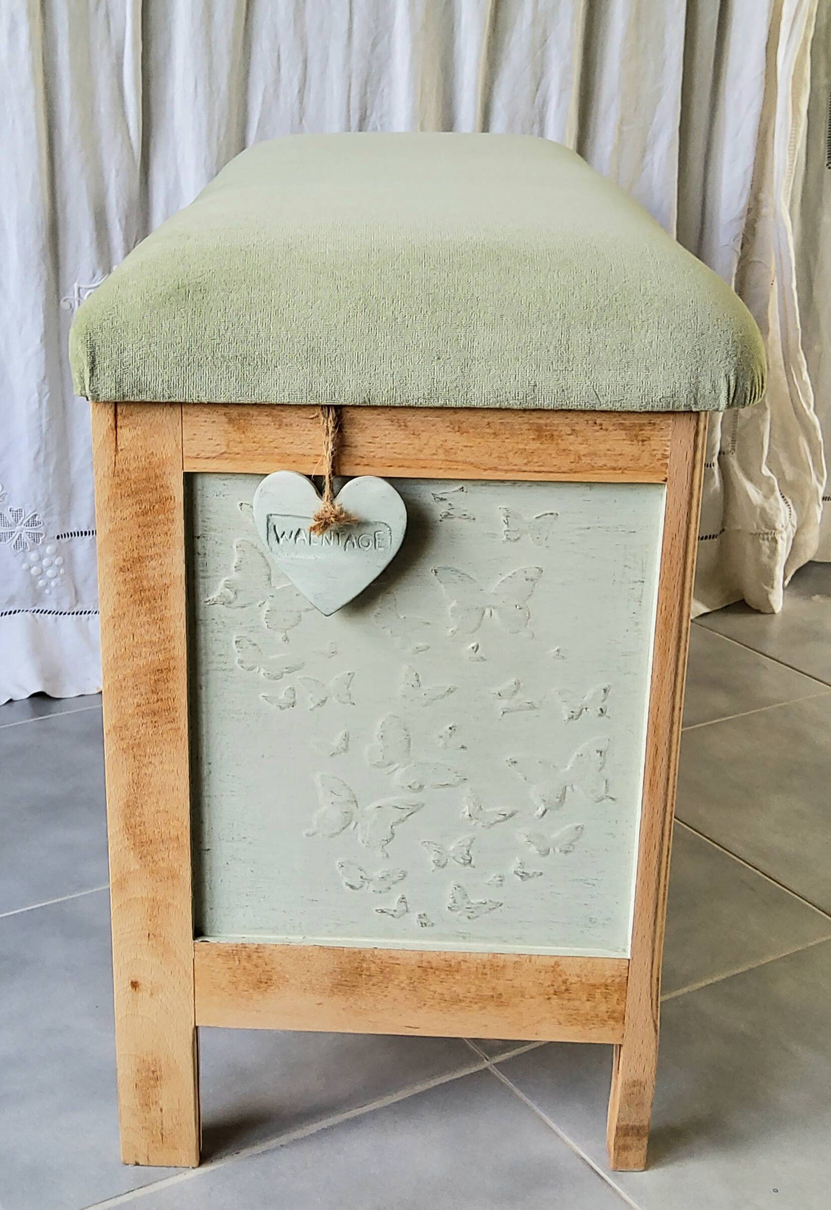 Patinated bank safe