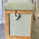 Patinated bank safe